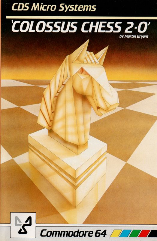 Colossus Chess 2∙0 box art for Commodore 64